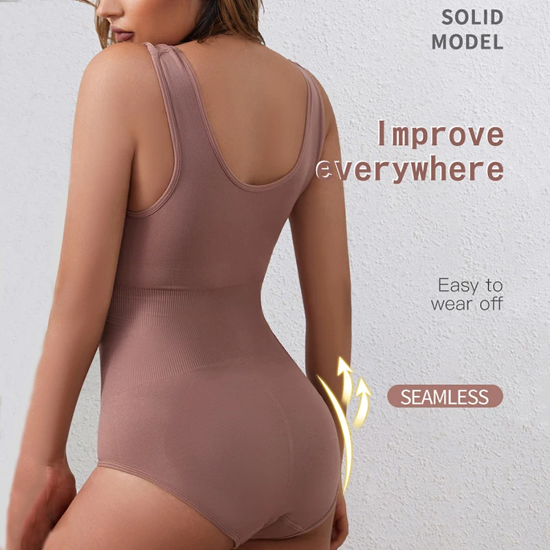 Women Slimming Bodysuit One-Piece Tummy Control Shapewear Female Jumpsuit Body Shaper Butt Lifter Panties Modeling Underwear