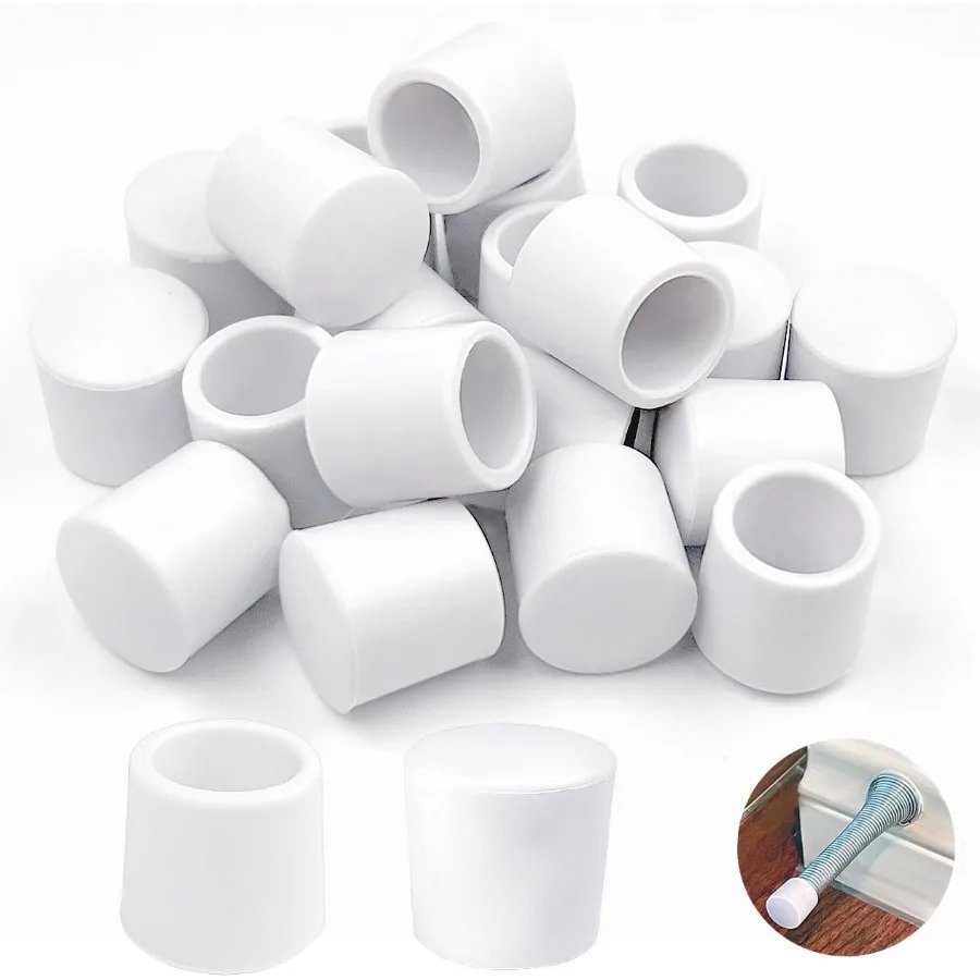 20 قطعة قبعات توقف الباب سدادة الباب نصائح قبعات 0.39 بوصة سدادة الباب استبدال المطاط نصائح سدادات الباب المطاط تلميح توقف الباب C