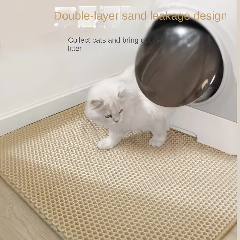 EVA Double Mat Cat Litter Pad Waterproof Non-slip Sand Basin Filter Kitten Cat Washable Easy Pads Pet Litter Mats That Work