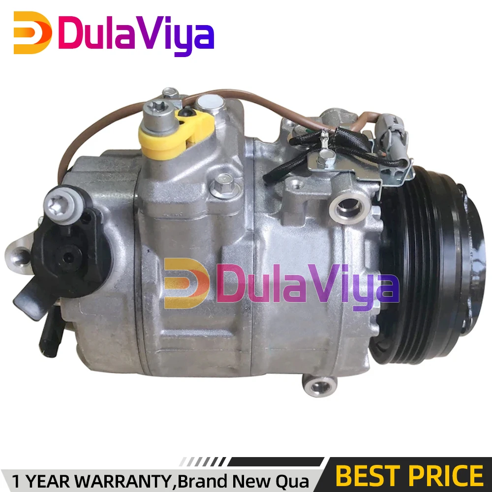 7SBU17C Air Conditioning AC Compressor For BMW X5 X6 E71 E72 4.4L F01 F07 F10 F12 9195978 64509154072 64509192317 64529195978