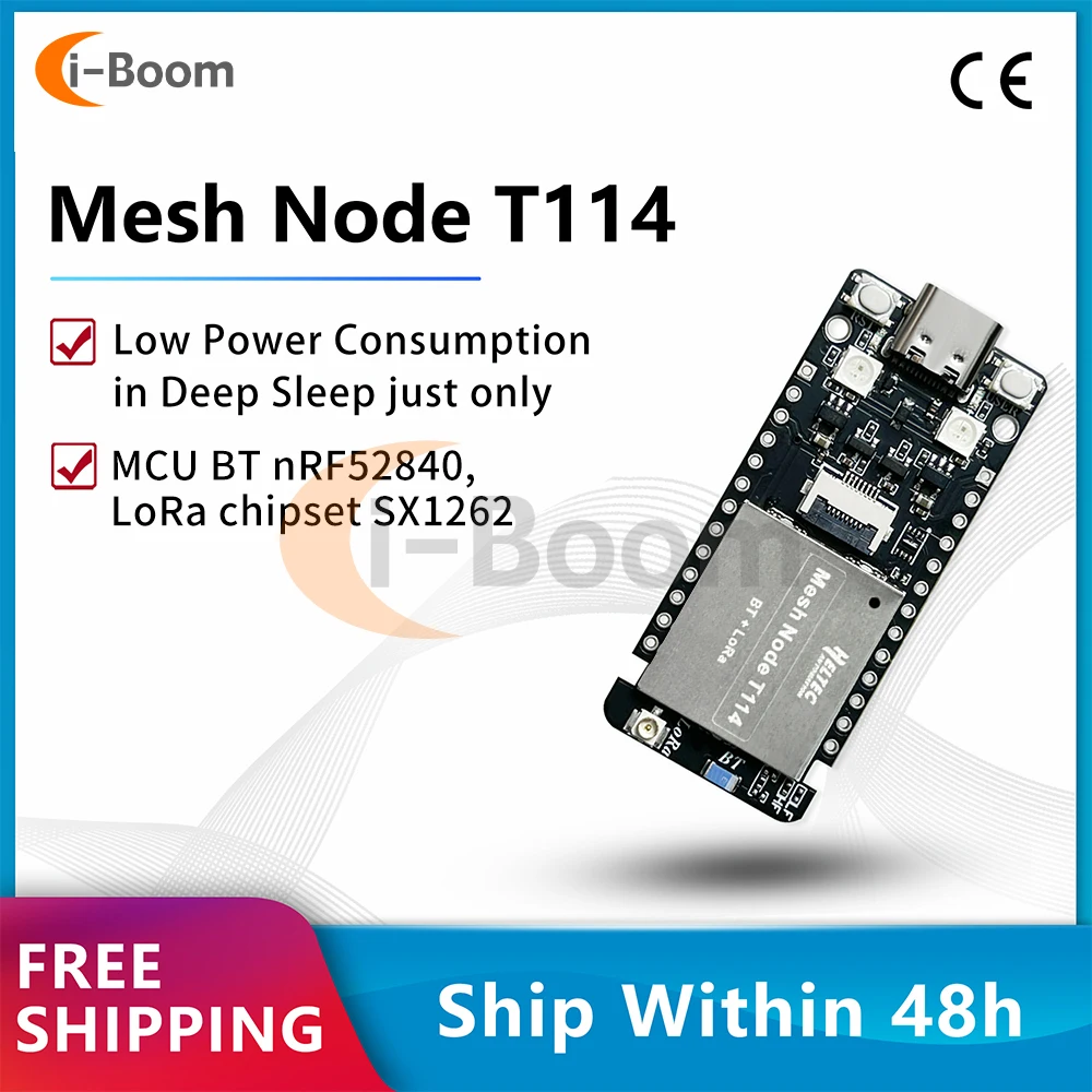 Node T114 LoRaWAN Development Board nRF52840 SX1262 Dual Core Low Power Demo Board Bluetooth 5.0 Support Meshtastic For Arduino