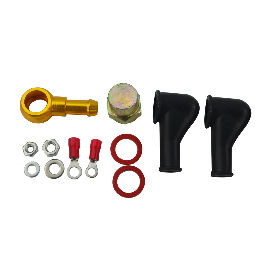 WLR RACING - 044 FUEL PUMP BANJO FITTING KIT HOSE ADAPTOR UNION 8MM OUTLET TAIL WLR-FK046