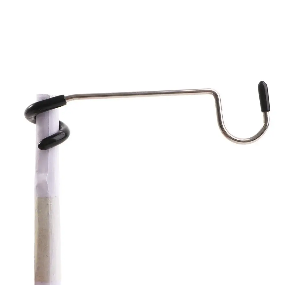 Portable Stainless Steel Pole Placing Hook Tent Hook Outdoor Lamp Holder Hook Clip Lamp Hanger Tent Lamp Holder Hook