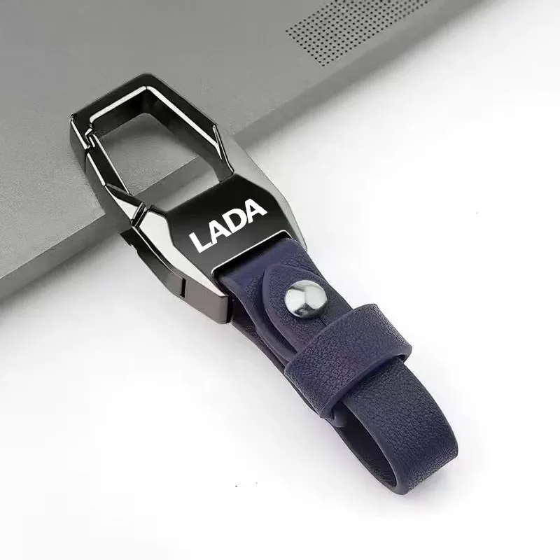 สําหรับ Lada Deluxe รถหนังพวงกุญแจพวงกุญแจพวงกุญแจ Lanyard ของขวัญพวงกุญแจ