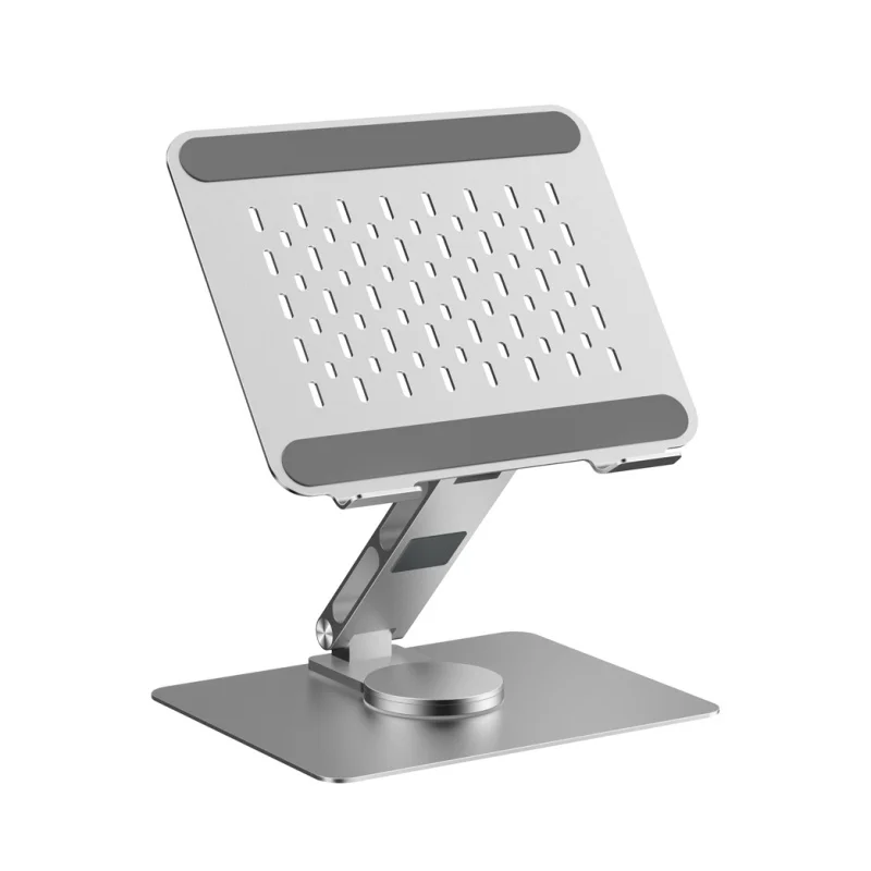 

High Quality Adjustable Aluminum Single Bar Notebook Holder New Foldable Laptop Stand With Rotary Support For Computers