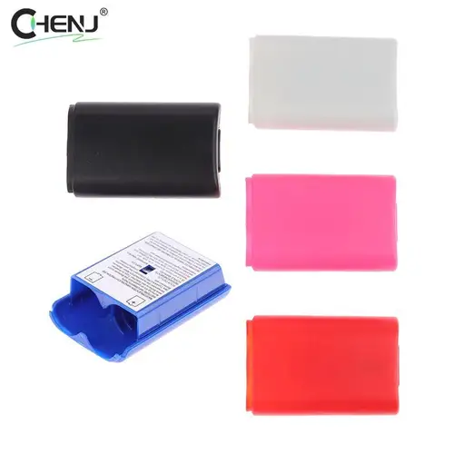 Imagen 2 del producto Funda de batería de juego para Xbox 360, controlador inalámbrico, cubierta de batería recargable con pegatina, accesorios para mando, 1 Uds.