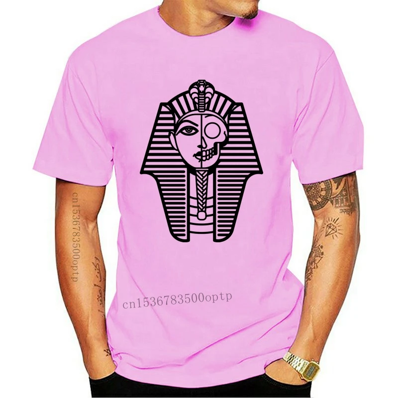 Mens Clothes Pharaon Tees Coupons Round Collar Normal Short Sleeve 100% Cotton Male T-shirts Casual Tee Shirt Wholesale