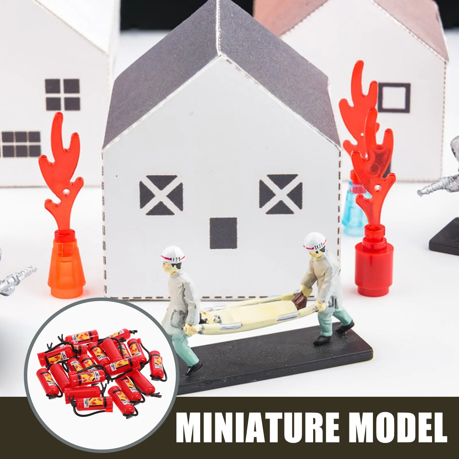 20Pcs Micro Fire Hydrant Miniatures Craft Decorations Mini Garden Bonsai Accessories Flowerpot Miniature Craft Decor