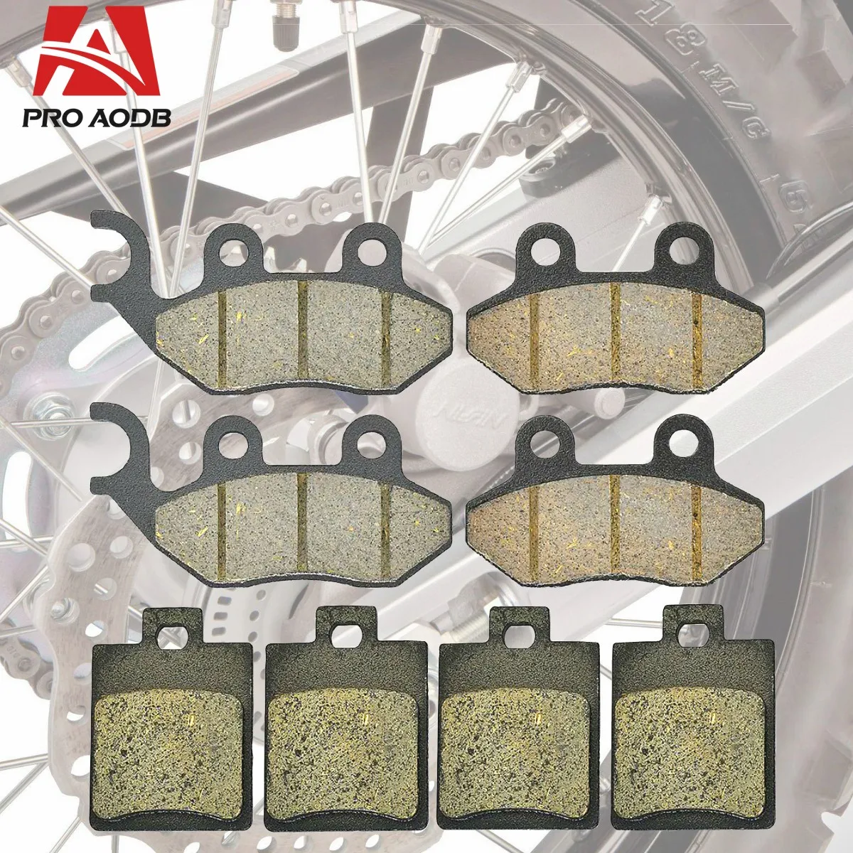 

High-Quality Motorcycle Accessories Front and Rear Brake Pads For PEUGEOT Tweet 125 RS 150 Evo 2010-2012 2013 2014 2015 2016