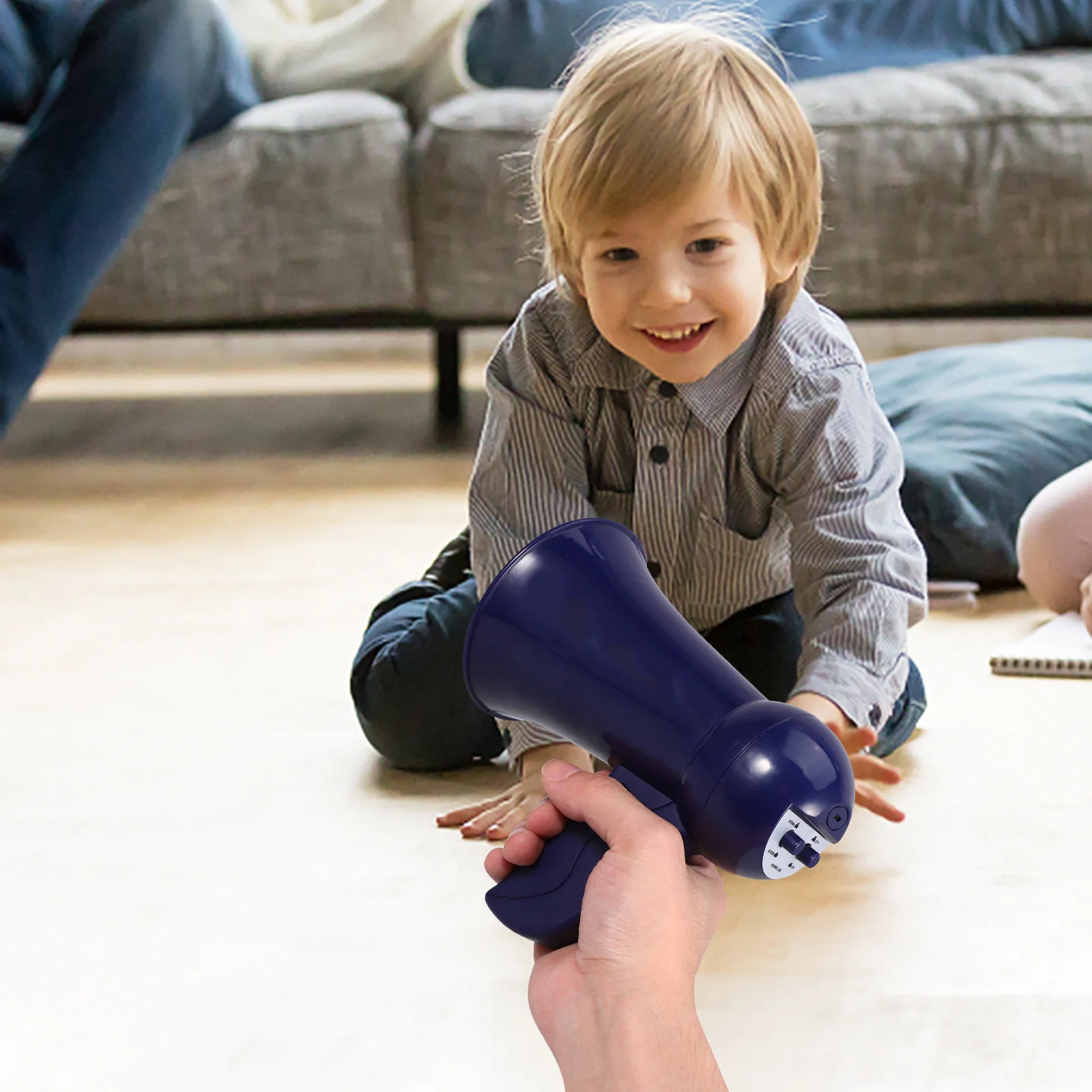 مضخم صوت محمول لمحاكاة مكبر الصوت للأطفال، لعب دور رجال الإطفاء، لعبة تعليمية #3