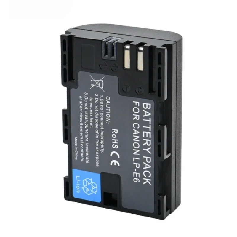 7.4V 2250mAh digitale batterijen voor CANON LP-E6P EOS R5 II camera