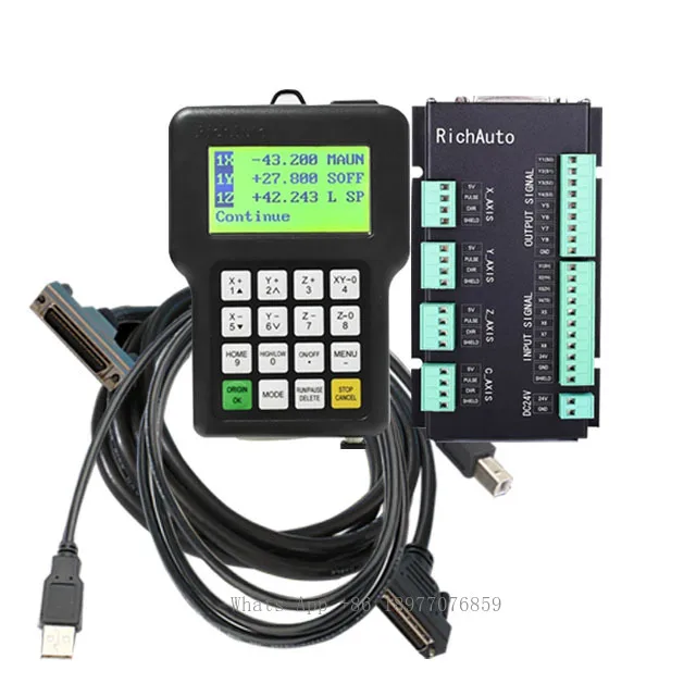 RichAuto A132 3-axis CNC Controller For Turning And Engraving Lathe Motion Control System DSP