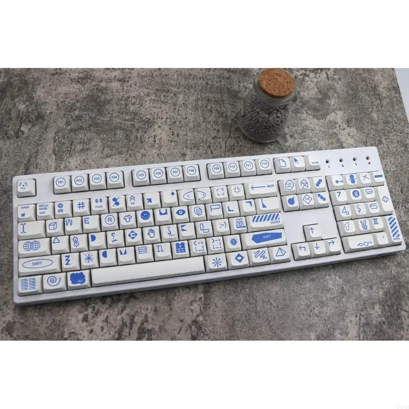 108Keys PBT KeyCaps XDAプロファイル染色