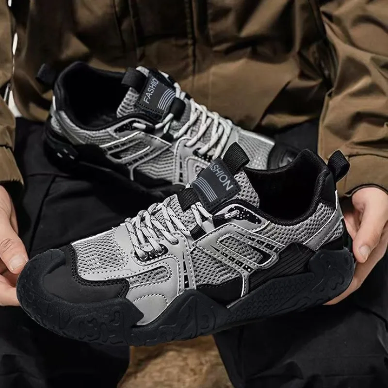 2026 Summer New Fashion Casual Men's Sports Shoes Anti-slip Low-top Men's Sneakers Comfortable Breathable Work Shoes for Man