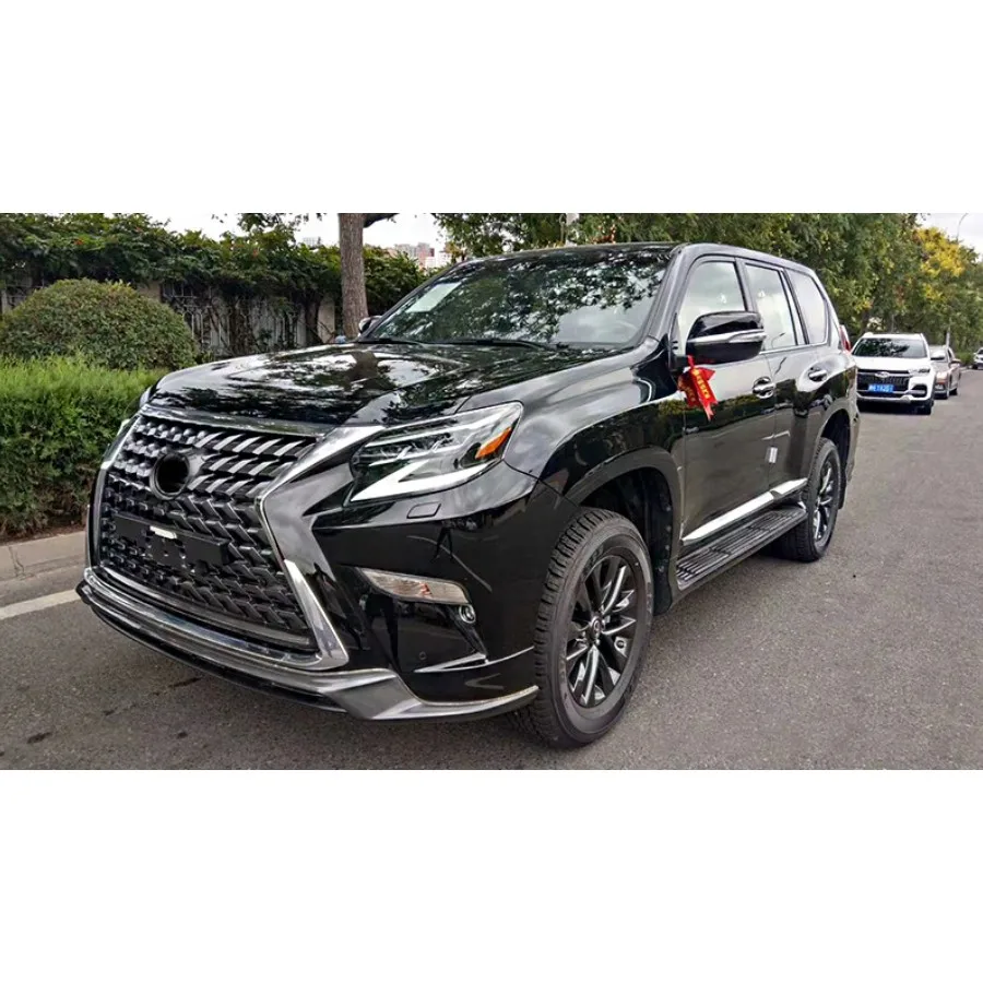 Body Kit 10-19 GX460 Modified 2020 Front Face Grille Upgrade Front Rear Bumper Body Kit for LEXUS