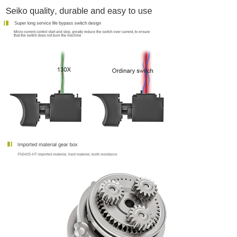 Imagem -02 - Furadeira sem Fio Brushless Bare Tool ou Baterias Carregador Universal Plataforma 12v 40nm 1800rpm Worx-wu130x