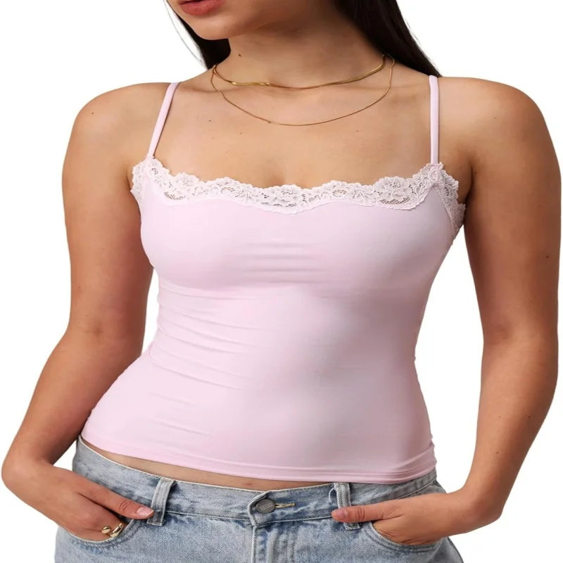 

Sexy Spice Sling Slim Solid Color Lace Sling Spring And Summer Fashion Women's Dress