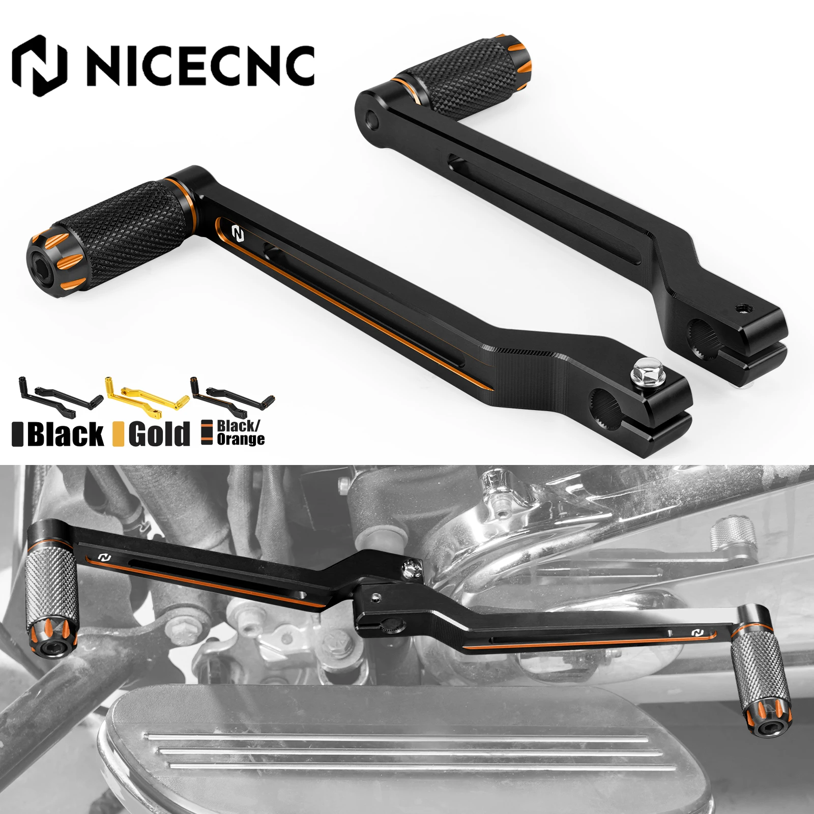 

For 2015-2024 Harley Road Glide FLTRX Extended Gear Shifter Levers Street Glide FLHX Ultra Limited FLHTK Road King FLHR FLHP