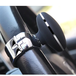 Car Turning Steering Wheel Booster Spinner Knob 360° Zinc Alloy Bearing Power Handle Aid Ball Spherical Steering Booster