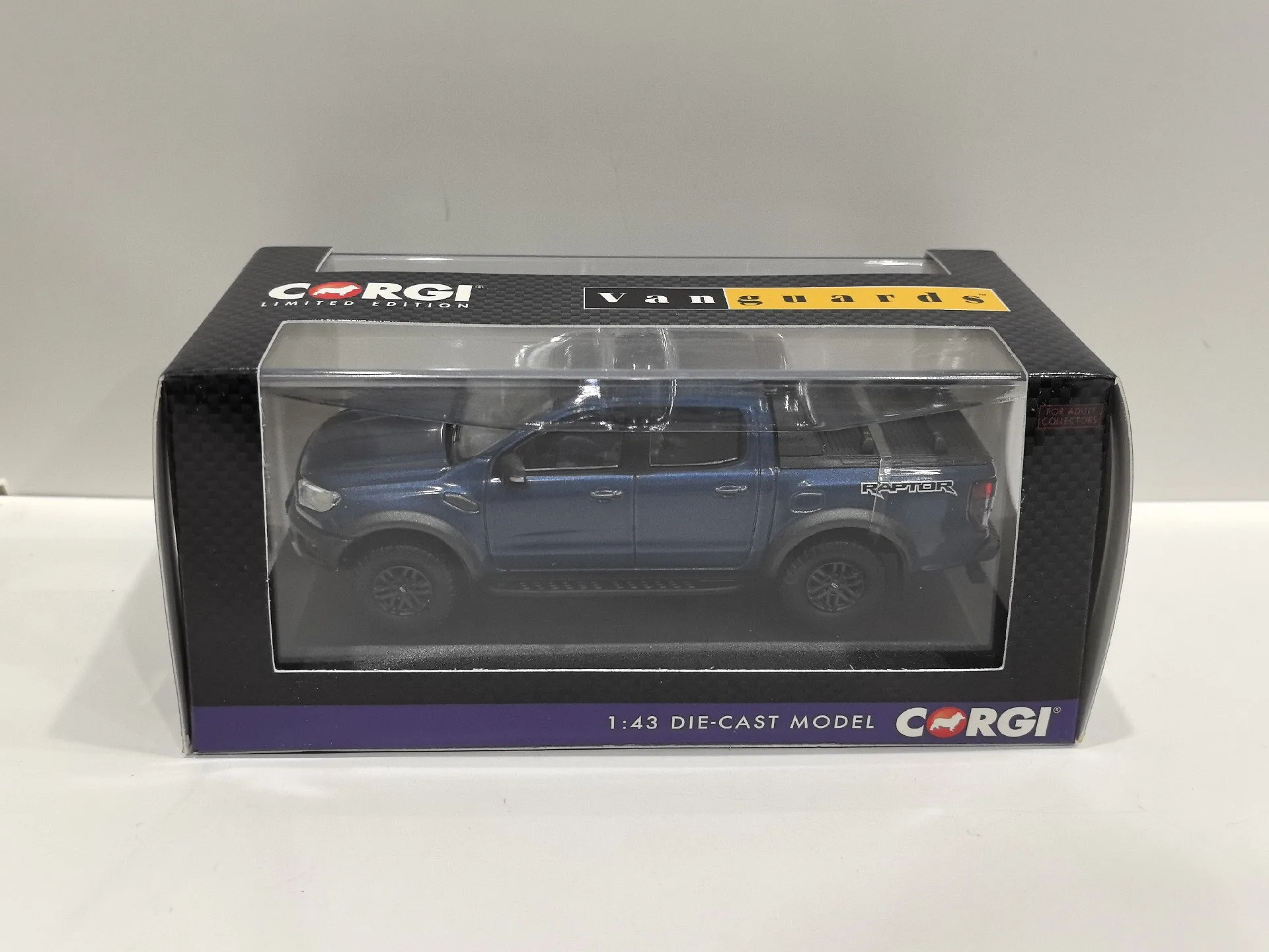 ダイキャストコーギー 1/43 スケールフォードレンジャーラプター合金車モデルグッズおもちゃギフトお土産ディスプレイ飾り