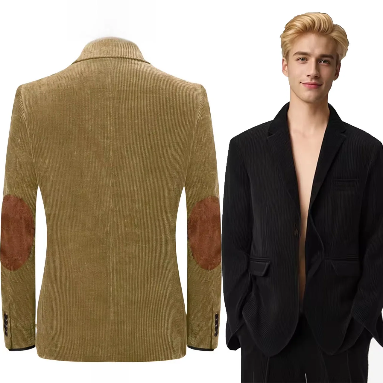 

High Quality Men's Corduroy Jacket Casual Retro Sports Jacket Man Jackets Mens Clothing Original Brands Clothing Male Coats