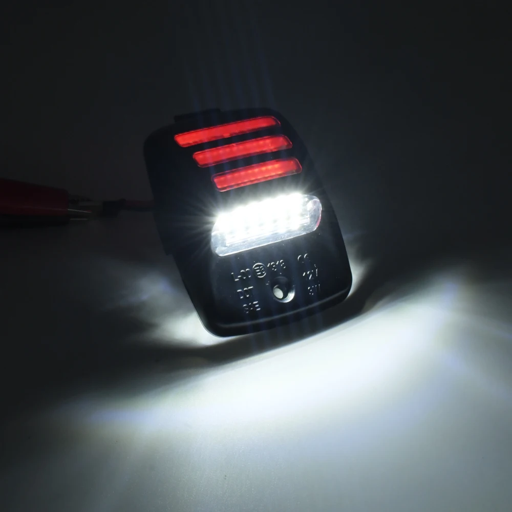 Car Luz LED Number License Plate Lights Backlight Lamp Neon Tube Bulbs For Toyota Tacoma 2005-2015 Tundra 2000-2013 Luce Targa