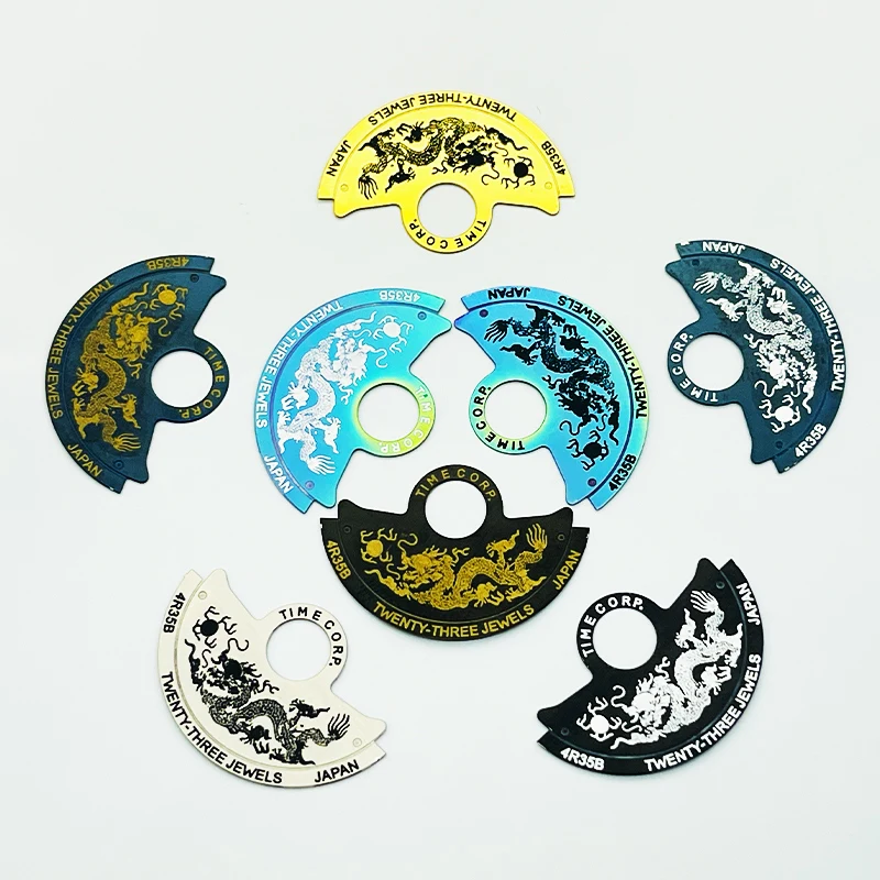 

NH35 NH36 Chinese Dragon Automatic Hammer Rotor Patch Fits 4R35 4R36 NH35 NH36 Movement SKX007 SRPD Watch Repair Rotor Guard