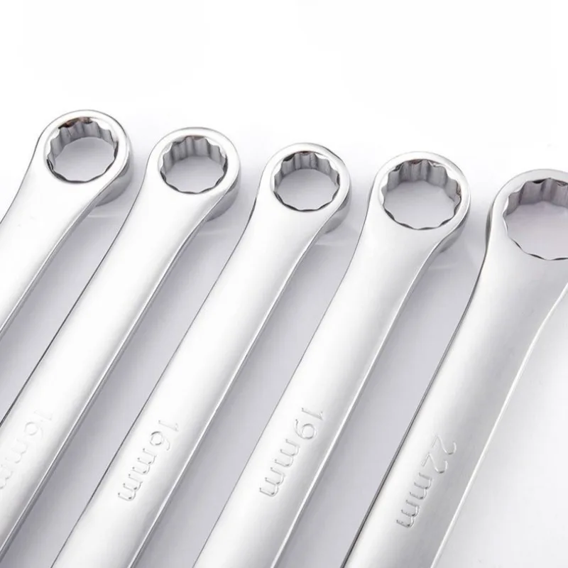 

Chromium-vanadium Steel Double Heads Box Wrench Professional Wear-resistant Portable Hand Tool for Automobile Maintenance