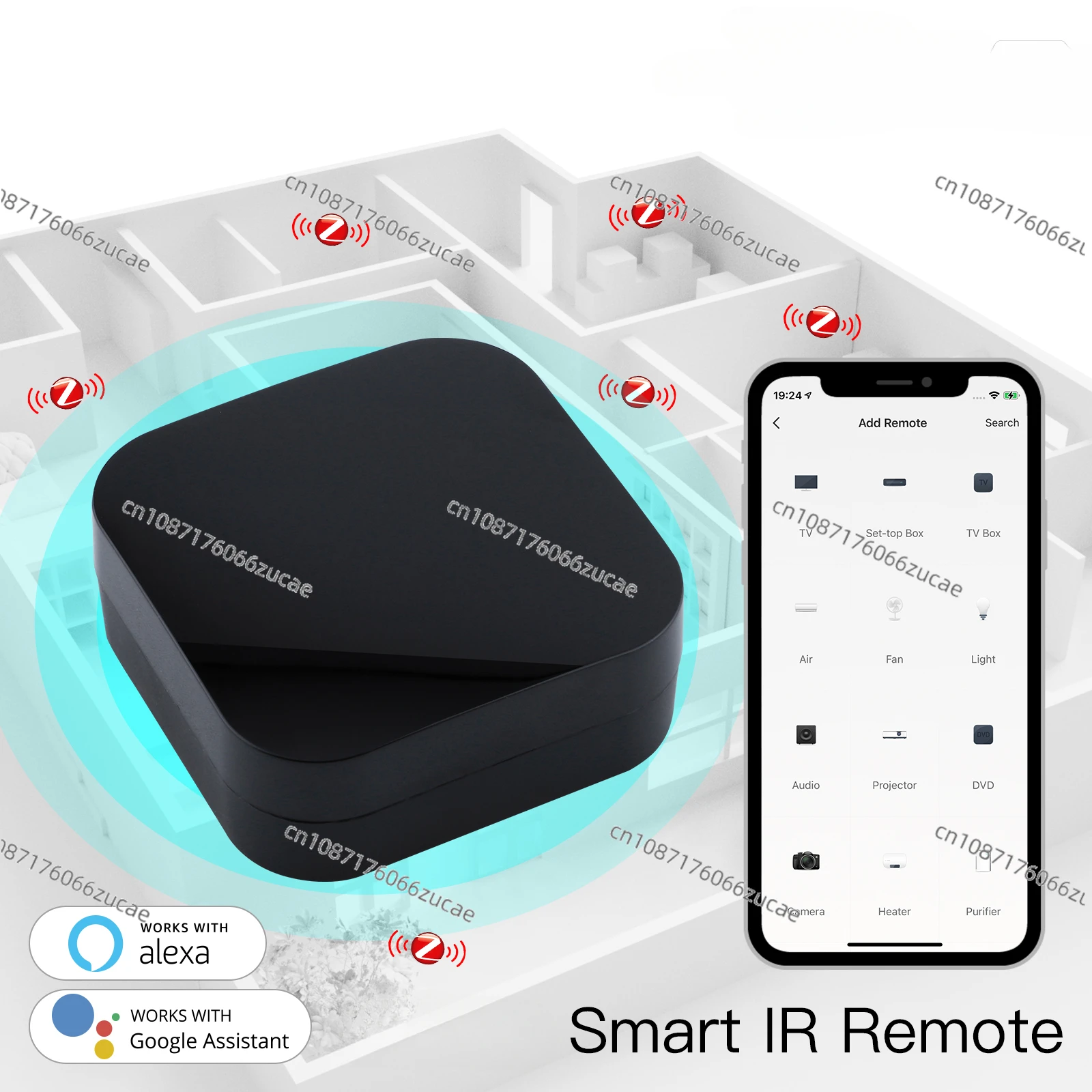 2022 ZIGBEE Smart Home Product All Remote Control Home Appliances IR RF Blaster