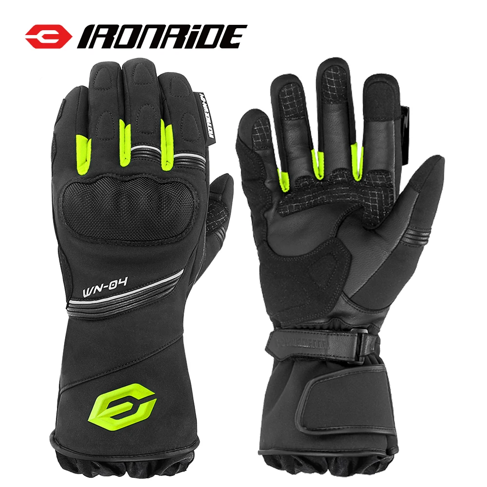 

Зимние мотоциклетные перчатки, водонепроницаемые и теплые перчатки с сенсорным экраном, внедорожные мотоциклетные перчатки, уличные перчатки для защиты от падения