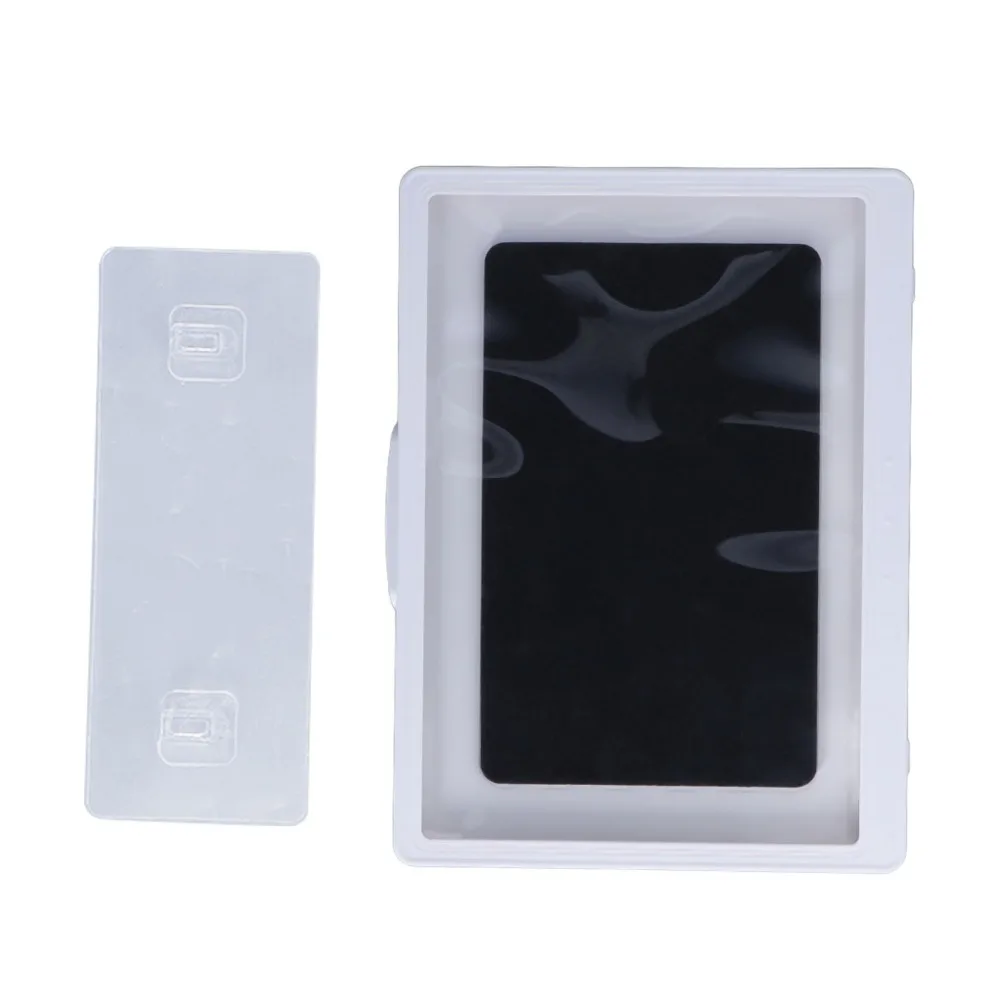 Plastic Bathroom Tablet Case 180° Rotatable Black White Tablet Holder Sealed Protective Cover Anti Fog Tablet Enclosure