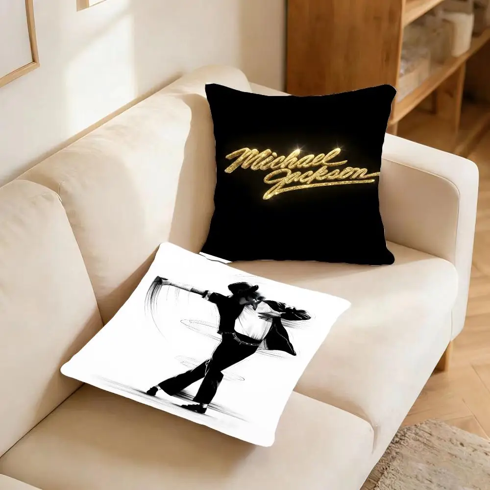 Celebrity Music Michael Jackson Cushion Cover Warm coral fleece Cute kawaii plush Kawaii mascot throw