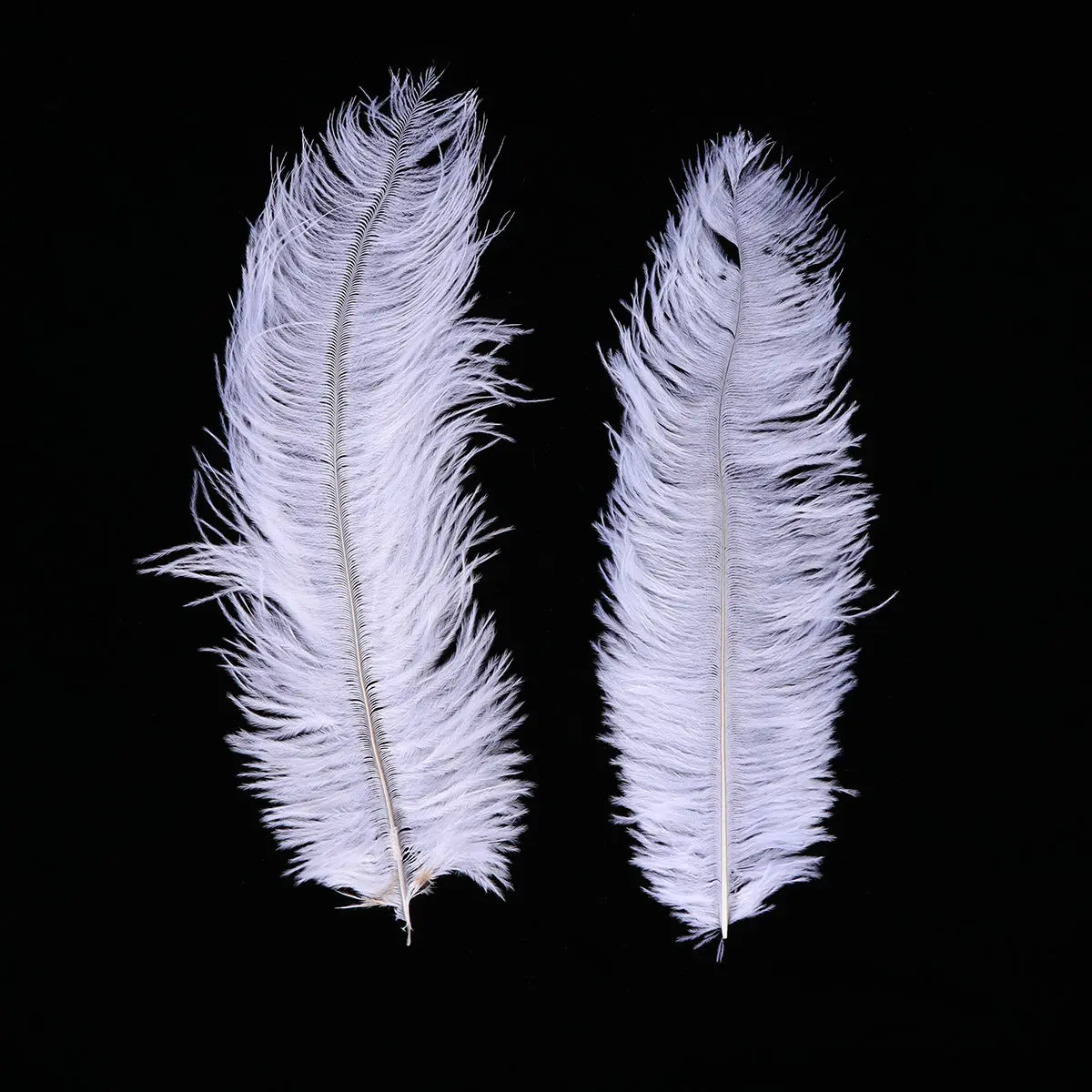 10 Plumas Decorativas Naturales de Avestruz Blancas para Decoración de Bodas, Manualidades, Centros de Mesa, Adornos para el Hogar y Mascaradas