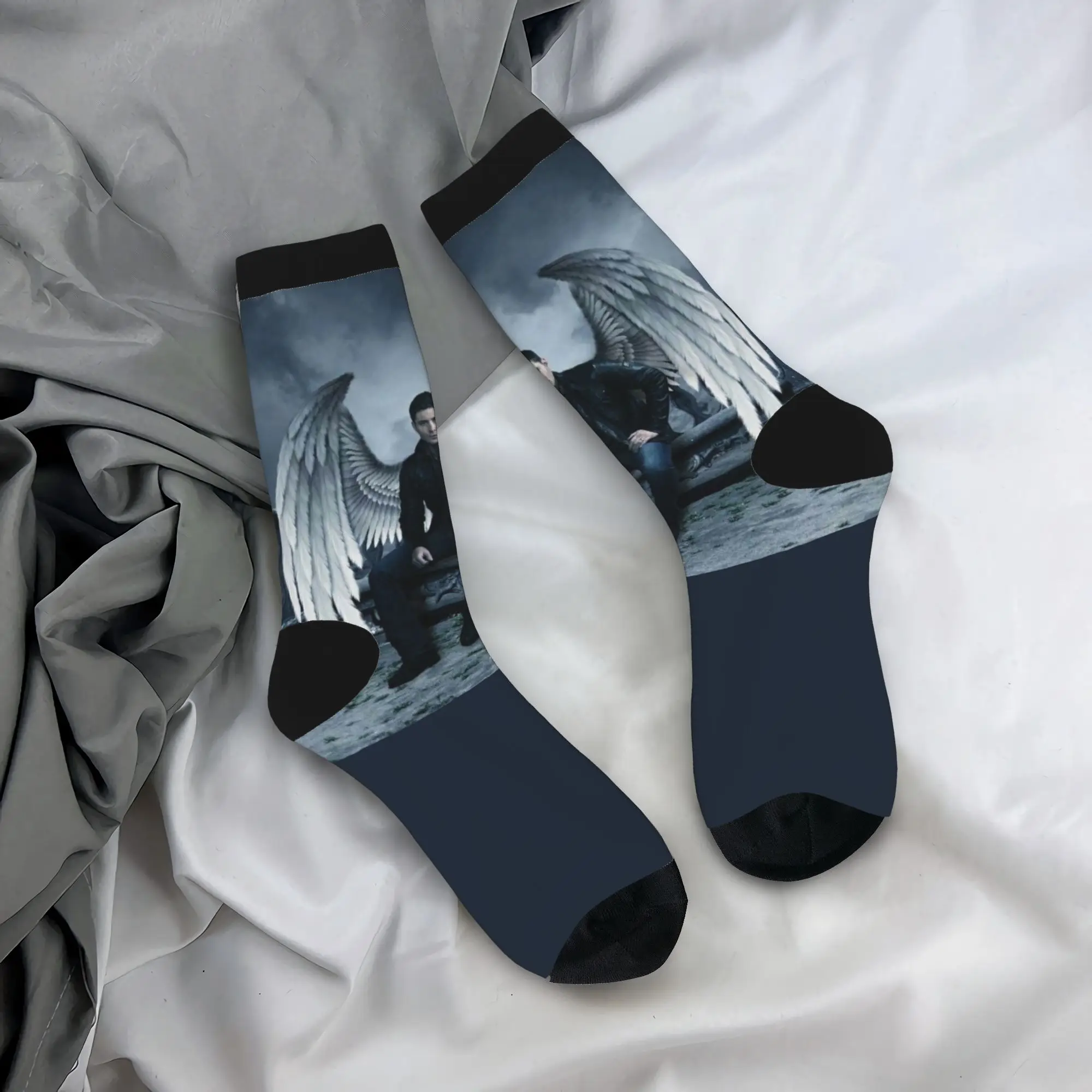 

Supernatural Horror Movie Magic Power Stockings Women Men Socks Soft Trendy Socks Winter Running Anti Skid Socks Birthday Gift