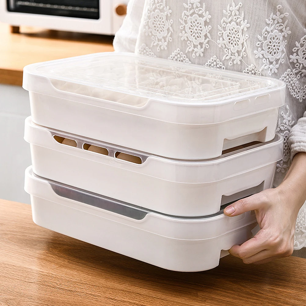 

24 Grids Egg Carton Tray Plastic Container Organizer for Fridge Refrigerator Eggs