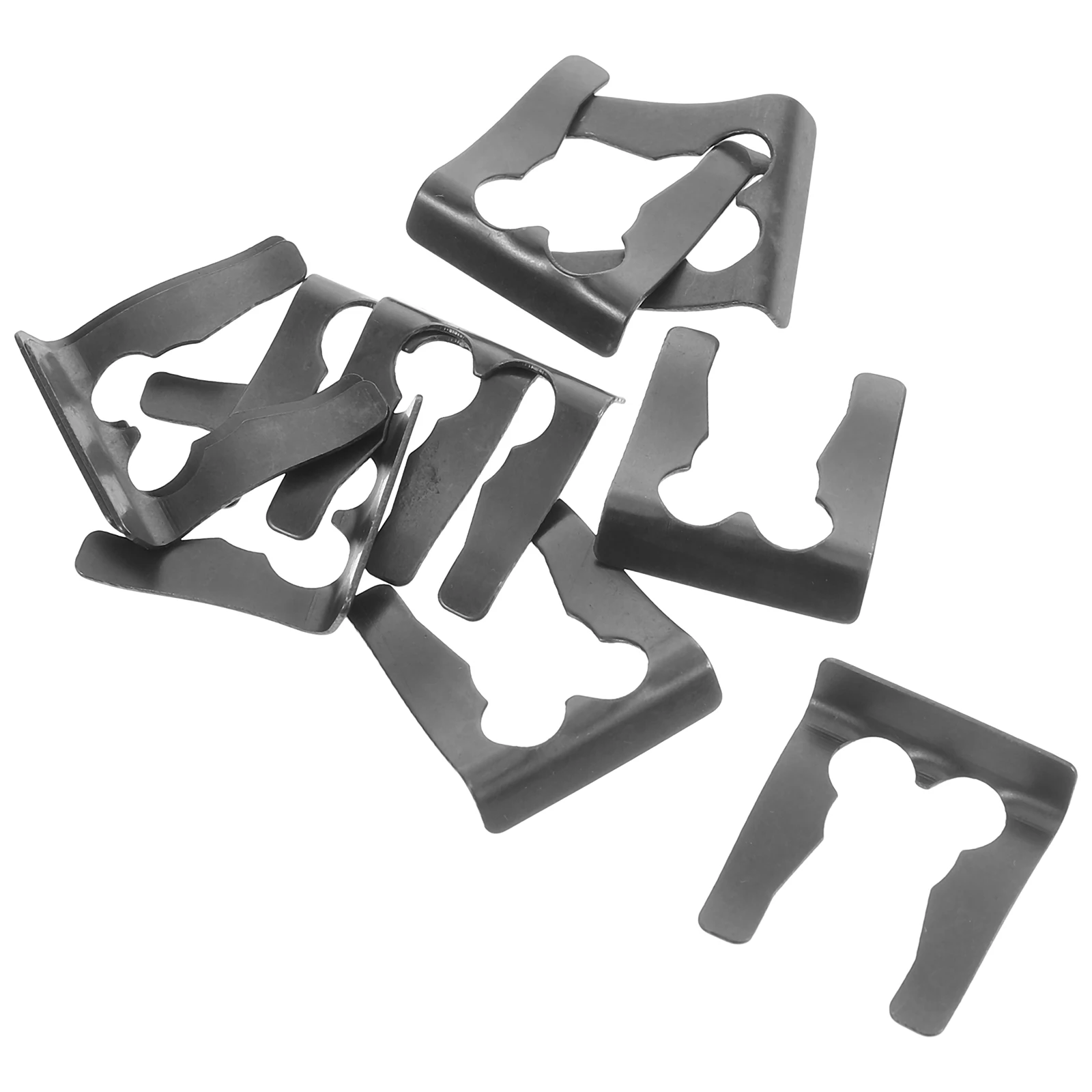 

10 Pcs Brake Hose Clamp Line Black Automotive and Fasteners Wire Cable