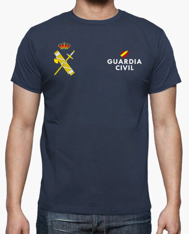 Spanish Civil Guard (Guardia Civil) Men T-Shirt Summer Short Sleeve Casual Cotton O-Neck T Shirt New Size S-3XL