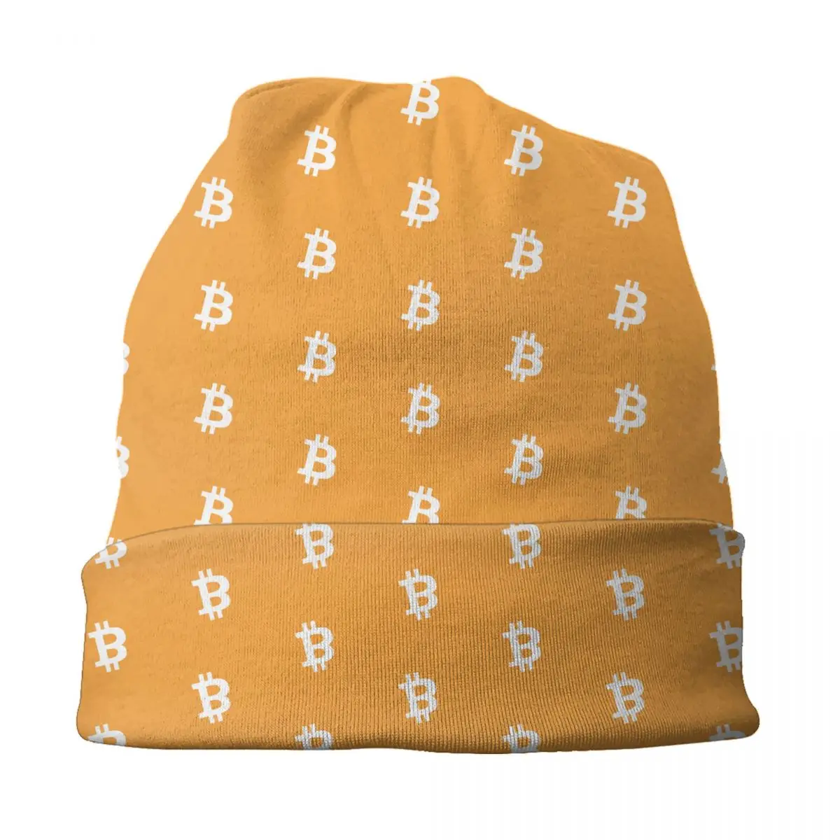 Czapka Bitcoin czapki robione na drutach mężczyzn kobiet Hip Hop Unisex dla dorosłych BTC kryptowaluta ciepłe zimowe czapki czapki