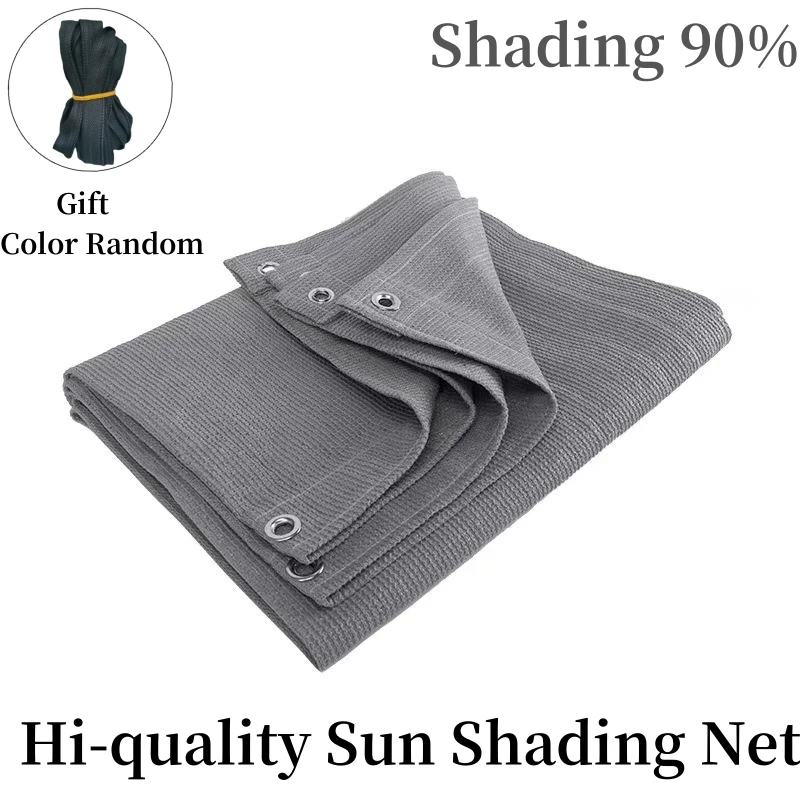 Shading 90% Grey HDPE Anti-UV Sun Shade Net Agriculture Greenhouse Sunshade Net Gazebo Shelter Outdoor Pergola Canopy Sun Cover