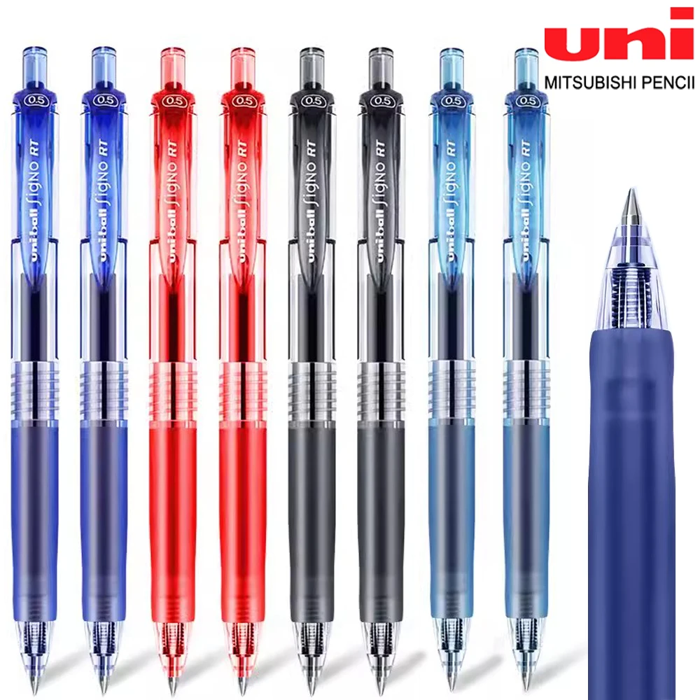 6pcs Japan UNI Gel Pen UMN-138/105 Office Pen for Students 0.5/0.38mm Black Red Blue Bullet Stationery Kawaii School Supplies