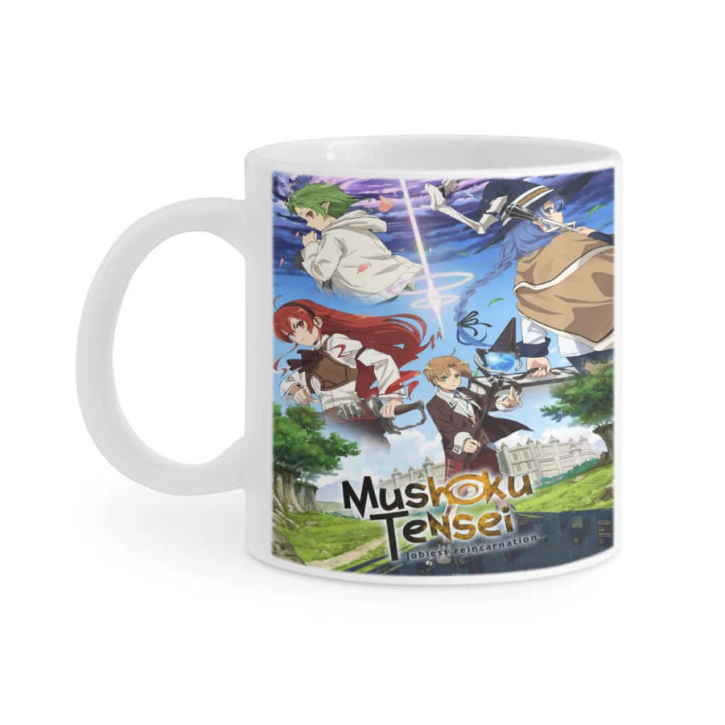 Mushoku-Tensei-Jobless-Reincarnation Tea Coffee Mugs Bachelorette Party Team Groomsman Cups Wedding Gifts