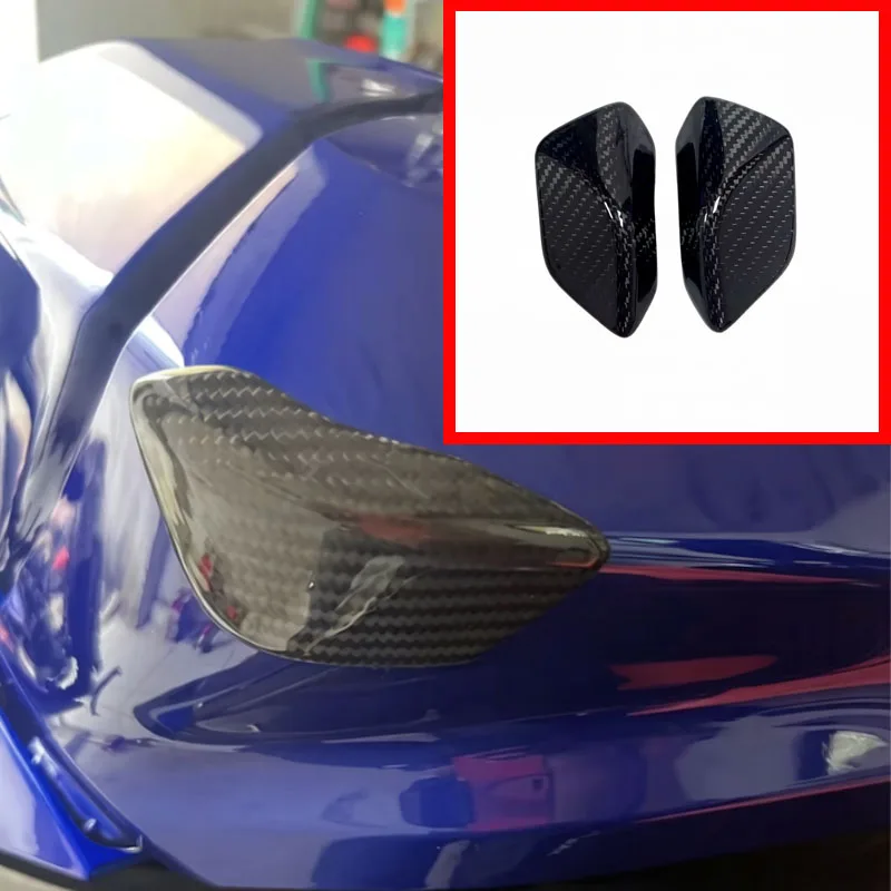 

For Yamaha YZF-R1 R1M 2020-2024 3K Carbon fiber oil tank protection block for motorcycles