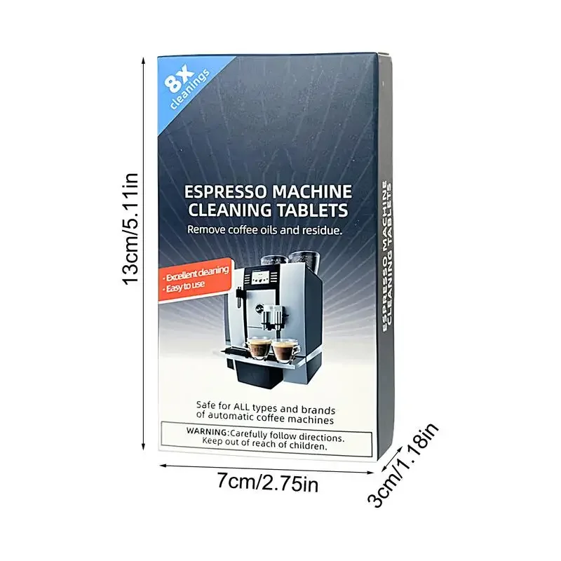 

Multi-Purpose Effervescent Cleaning Tablets, Ideal Descaling Agent for Coffee Machines & Household Kitchen Appliance