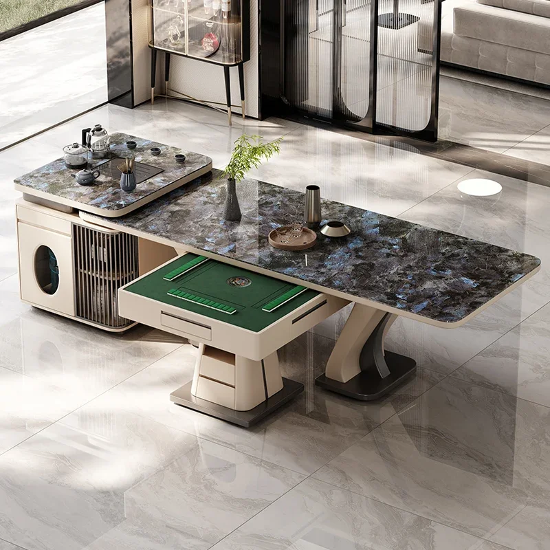 Dining room furniture premium island table mahjong table machine integrated dual-purpose combination household