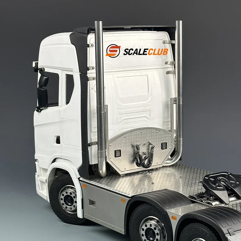 

Scaleclub металлический имитационный выхлопной дымоход для 1/14 Tamiya RC самосвал SCANIA 770S 56368 VOLVO BENZ Arocs MAN TGX автомобиль