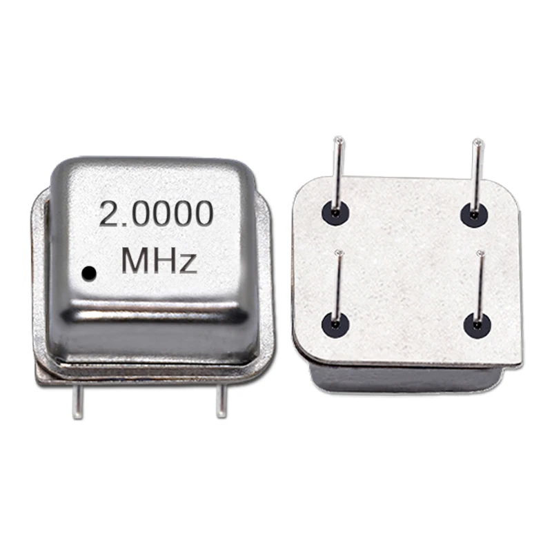 2PCS) DIP-8 2M 2MHZ 2.000MHZ OSC 4PIN Half Size Active Square