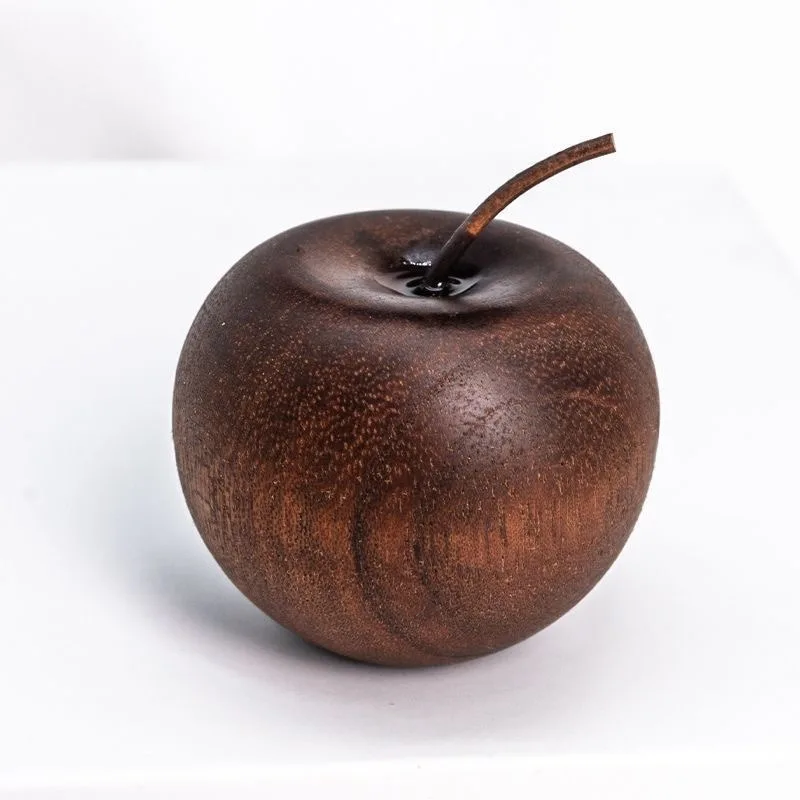 Essential Oil Diffuser Fragrance Diffuser Wooden Apple Shaped Suitable For Home Bathroom Car Decoration