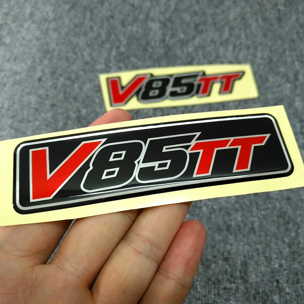 

V85TT For Moto Guzzi V85 Tank Pad Protection Stickers Decal Luggage Aluminum Case Protector V 85 TT Emblem Motorcycle 2019