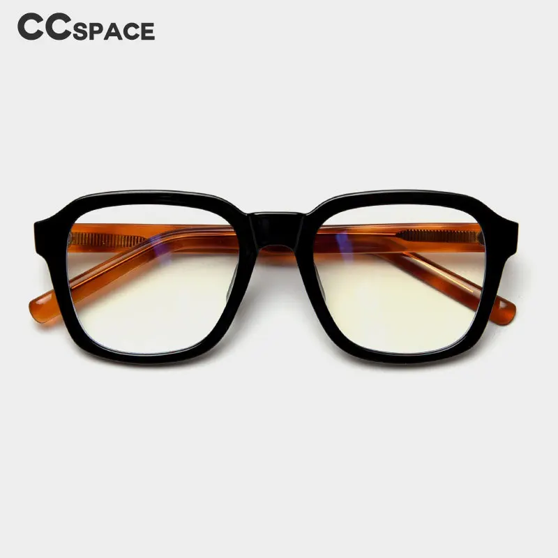 

49354 TR90 Retro Glasses Frames Acetate Legs Men Women Optical Fashion Computer Glasses