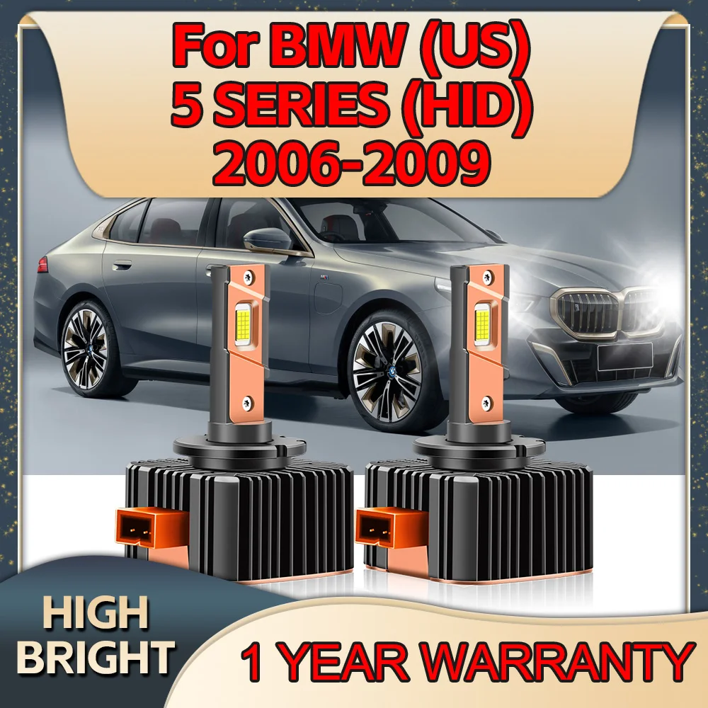 

30000LM Super Brightness LED Canbus Headlights Bulbs HID D1S Car Light 6000K 12V For BMW (US) 5 SERIES 2006 2007 2008 2009